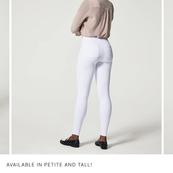NWT SPANX Jean-ish® Ankle Leggings in White- Size XL - Picture 4 of 14